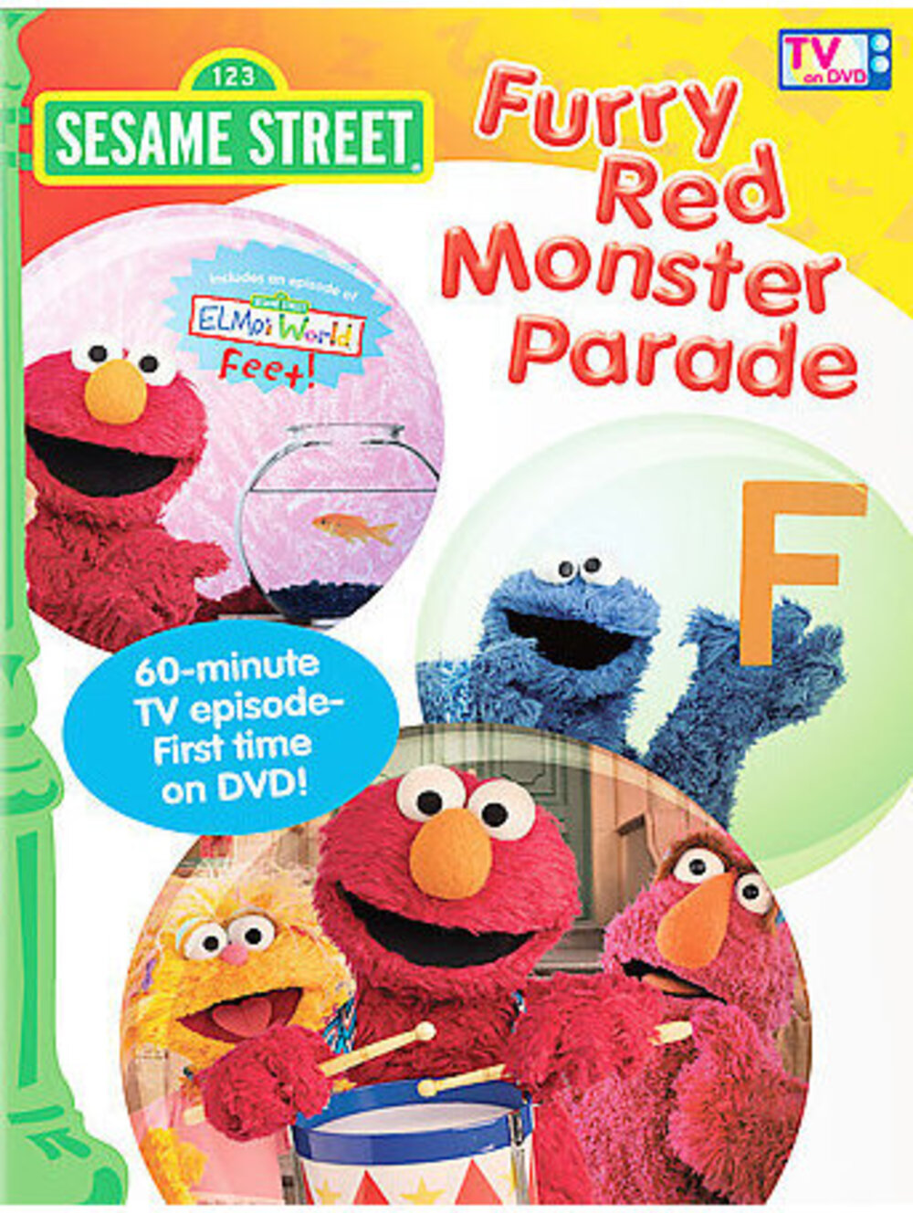 Sesame Street - Furry Red Monster Parade (DVD, 2007)